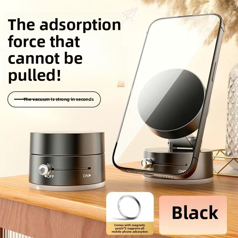 Vacuum Magnetic Bracket -360 Degree Rotation, Multi-scene Application, Easy Adsorption, Car, Home, Office Must-have